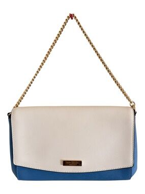 Kate Spade Two Tone Blue and White Shoulder Bag